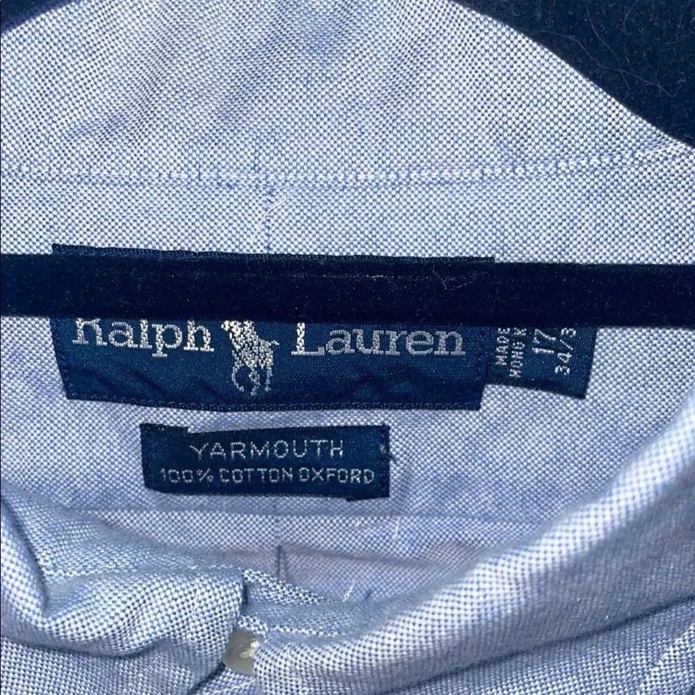 Ralph Lauren Blue Oxford Casual Shirt - Picture 2 of 9